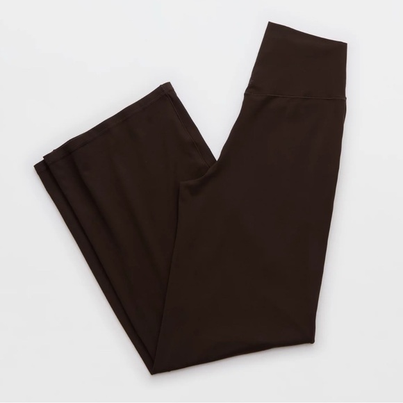 OFFLINE By Aerie Real Me XTRA High Waisted Wide Leg Leggings Deep Earth (Brown) - Picture 7 of 7